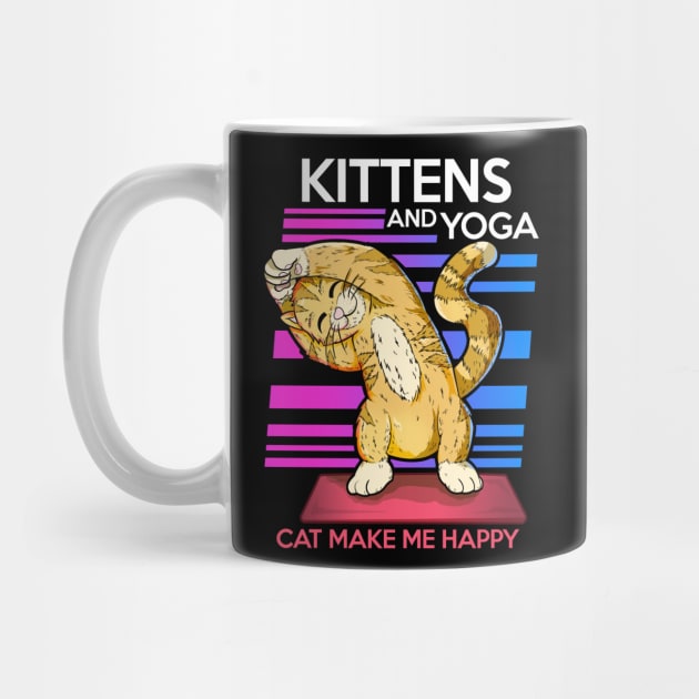 cat yoga animal cute and funny namaste by the house of parodies